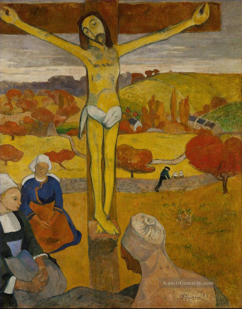 Le Christ jaune der gelbe Christus Beitrag Impressionismus Primitivismus Paul Gauguin Ölgemälde